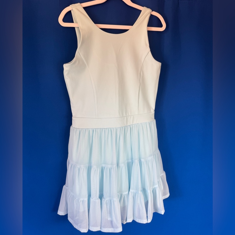 Abercrombie Kids Sky Blue ypb mesh mini dress 11/12, New and never worn